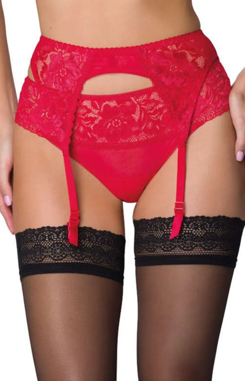 Biustonosz push-up czerwony Hannah M-0115/11