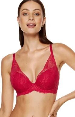 Biustonosz push-up koronkowy Rouge B1