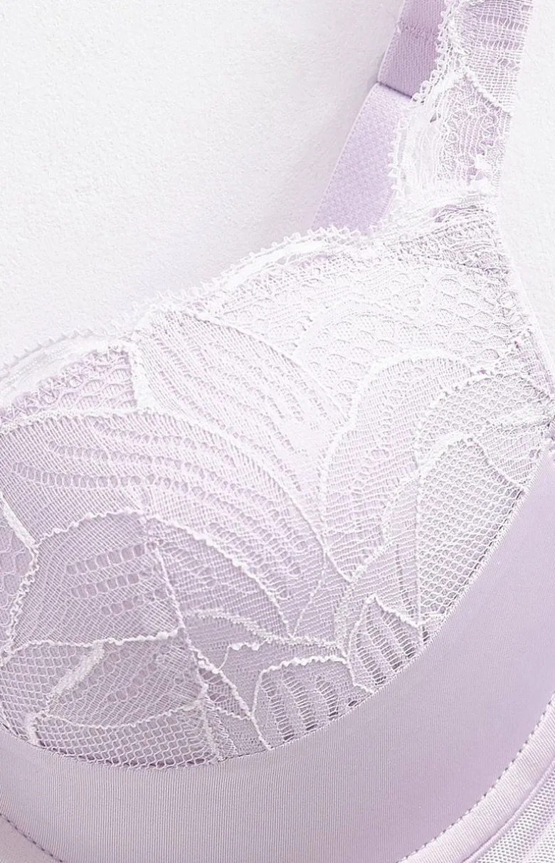 Biustonosz push-up lawendowy Fleur De Lis TB1142