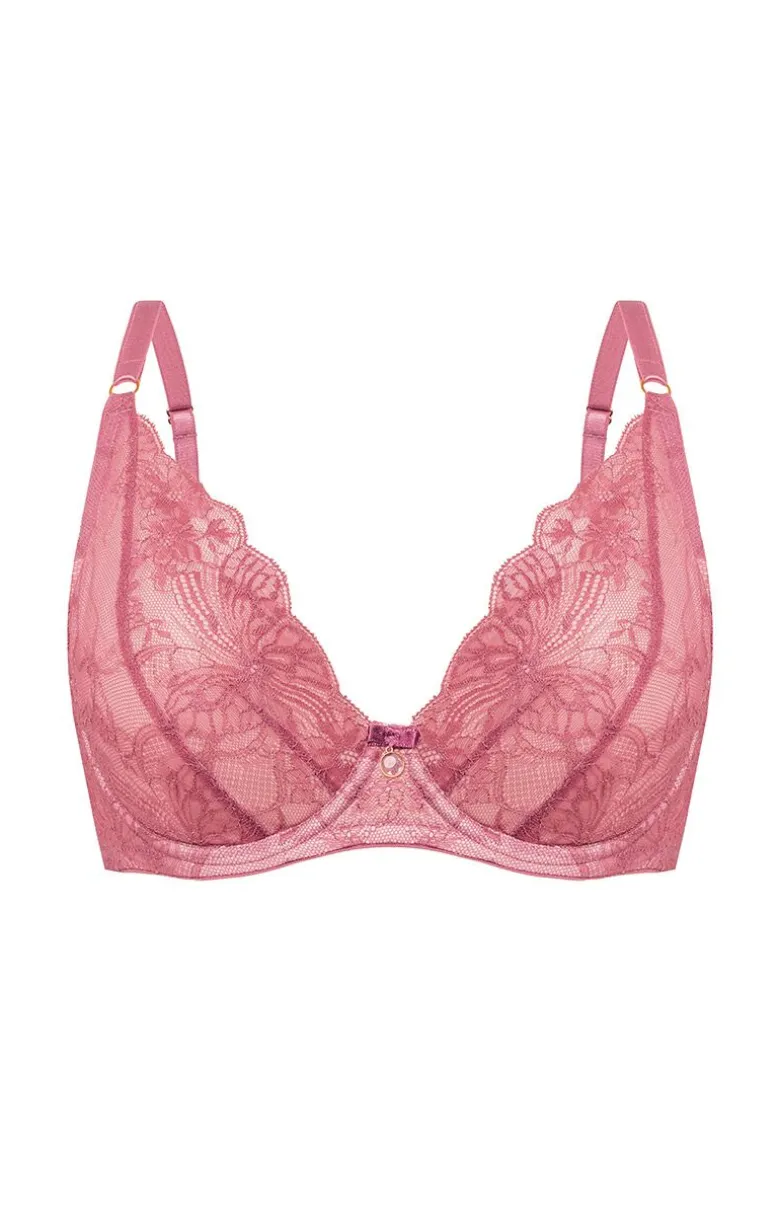 Biustonosz push-up różowy Ofelia BP20