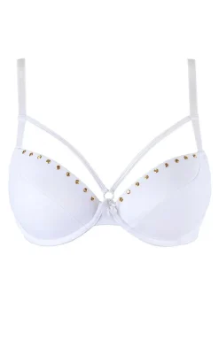 Biustonosz push-up z paseczkami V-10331