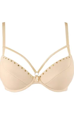 Biustonosz push-up z paseczkami V-10341