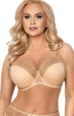 Biustonosz półusztywniany semi-soft beżowy VB-355 Maxi