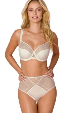 Biustonosz półusztywniany semi-soft ecru VB-425