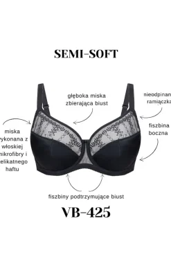 Vena Biustonosze Semi-Soft - Biustonosz półusztywniany semi-soft VB-425