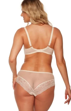 Biustonosz półusztywniany semi-soft beżowy Hannah 1207