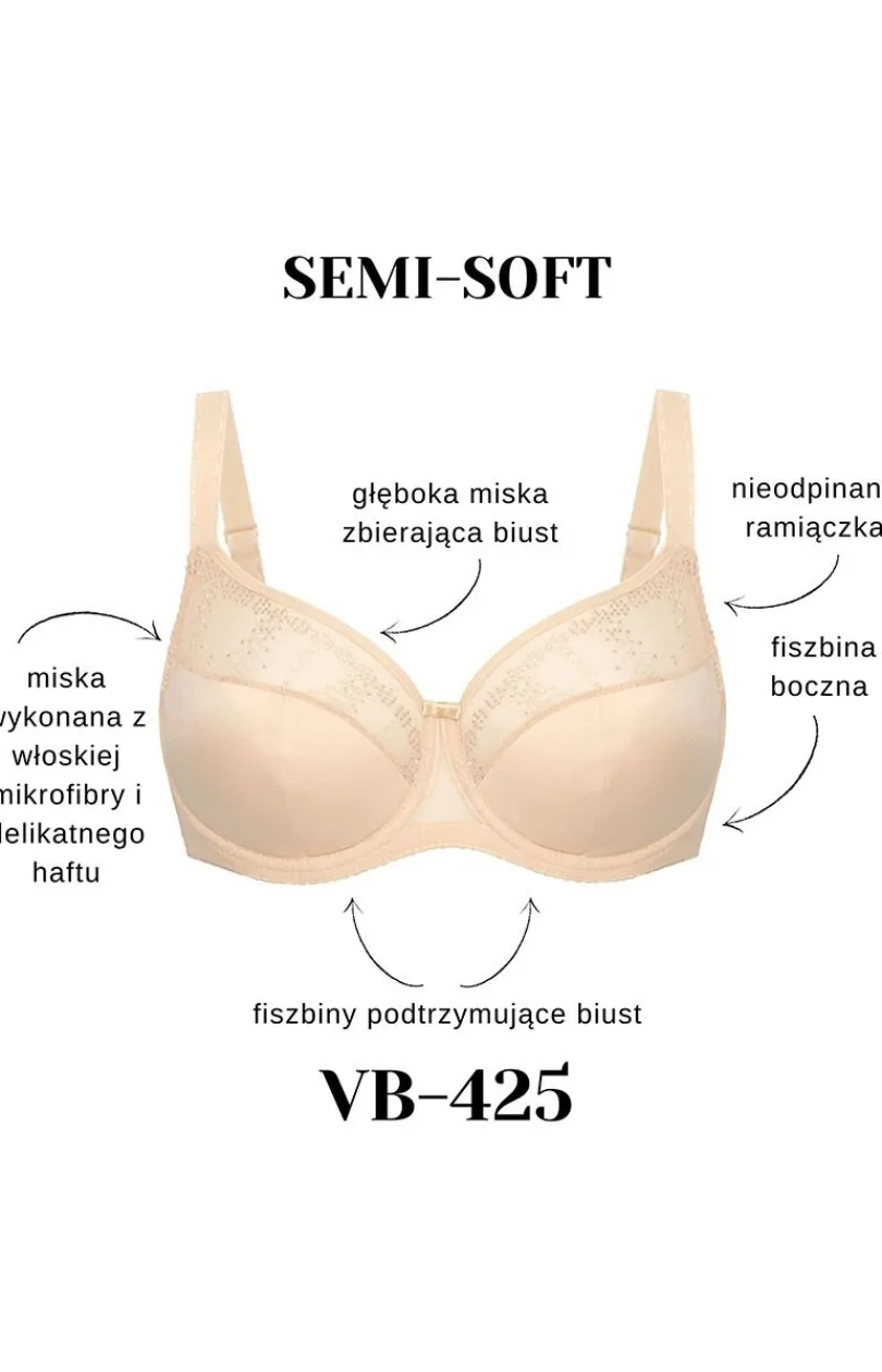 Vena Biustonosze Semi-Soft - Biustonosz półusztywniany semi-soft Maxi VB-425