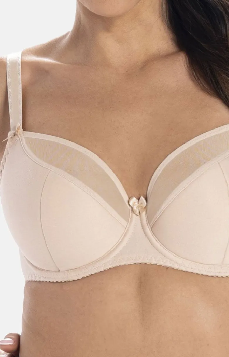 Biustonosz półusztywniany semi-soft beżowy Marika 2031