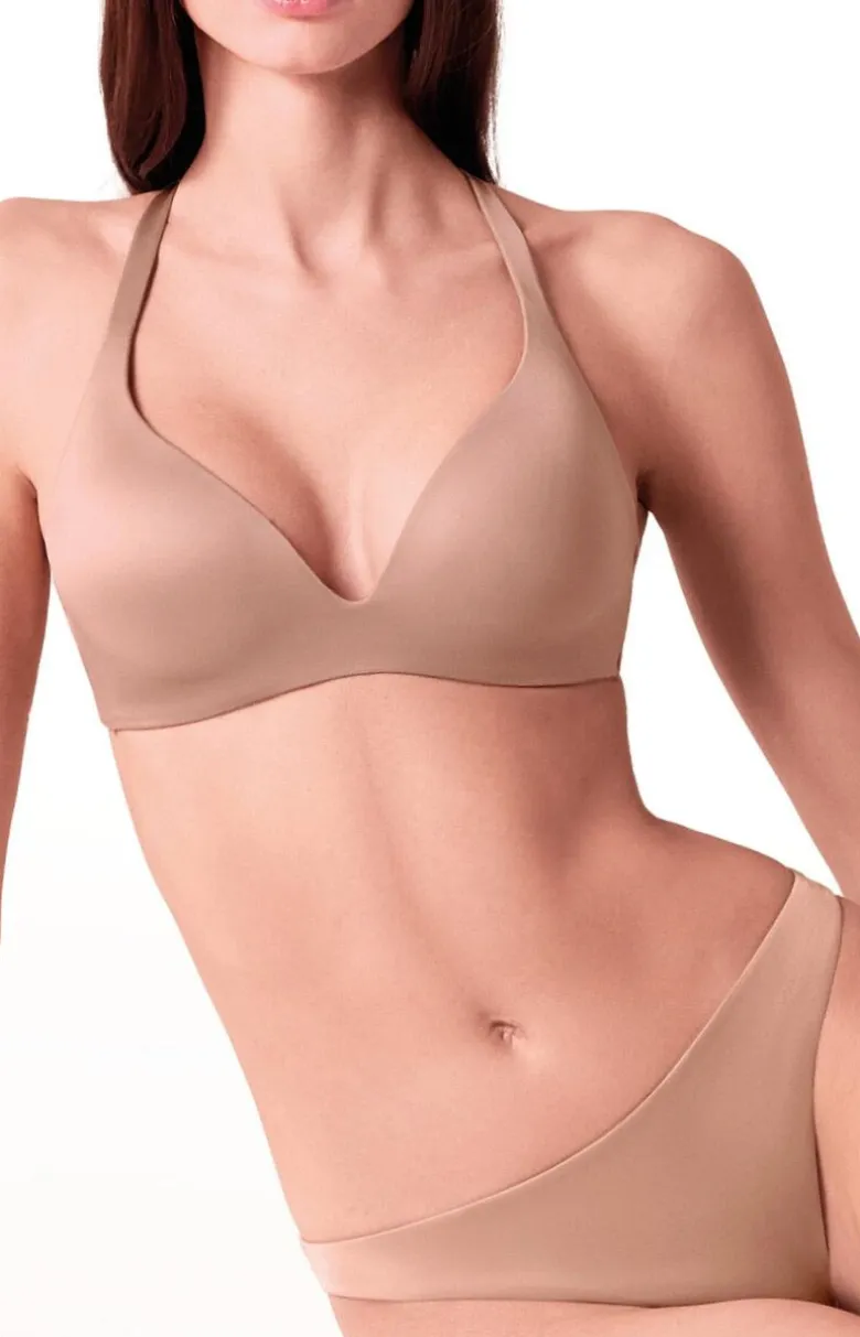 Lormar Biustonosz Bezszwowy|Biustonosz Bez Fiszbin - Biustonosz półusztywniany semi-soft bezszwowy bez fiszbin Shine