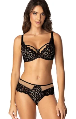 Róża Biustonosz Koronkowy|Bielizna Plus Size - Biustonosz półusztywniany semi-soft Saraja