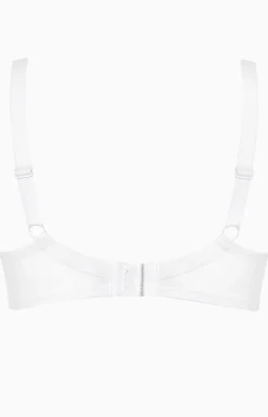 Biustonosz usztywniany balkonetka z koronką biała Priscilla Pizzo
