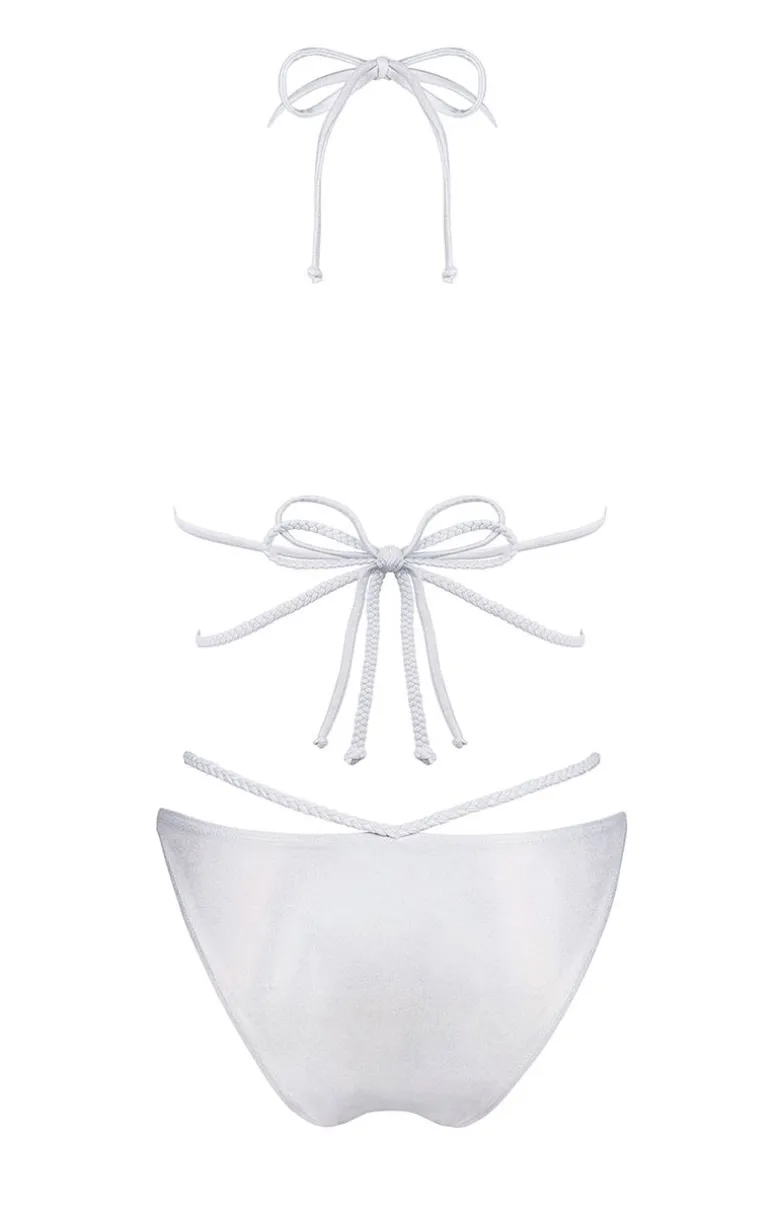 Blancossa biały dwuczęściowy strój kąpielowy bikini