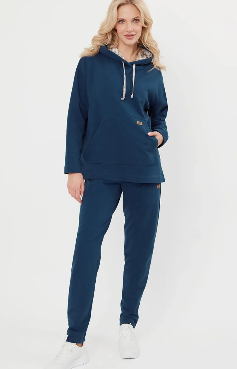 Italian Fashion Moda|Bielizna Homewear - Buza daka z długi rękawe ago