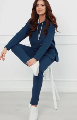 Italian Fashion Moda|Bielizna Homewear - Buza daka z długi rękawe ago
