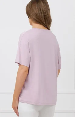 Italian Fashion Moda - Bluzka daska krótki rękaw Ria