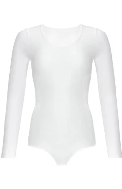 Body damskie bawełniane białe Julia