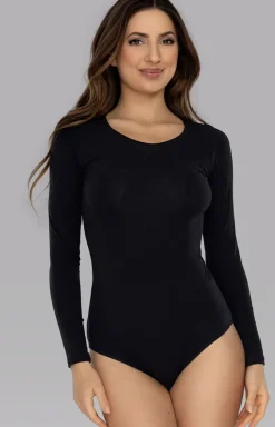 Mitex Body|Body - Body dakie bawełniane czarne Juia
