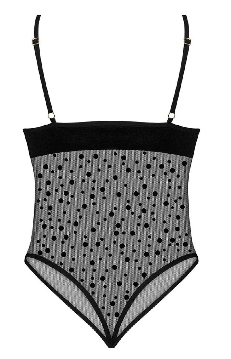 Beauty Night Body|Body - Body damskie czarne Amalia Teddy