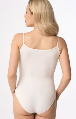 Body damskie na ramiączkach ecru Tia