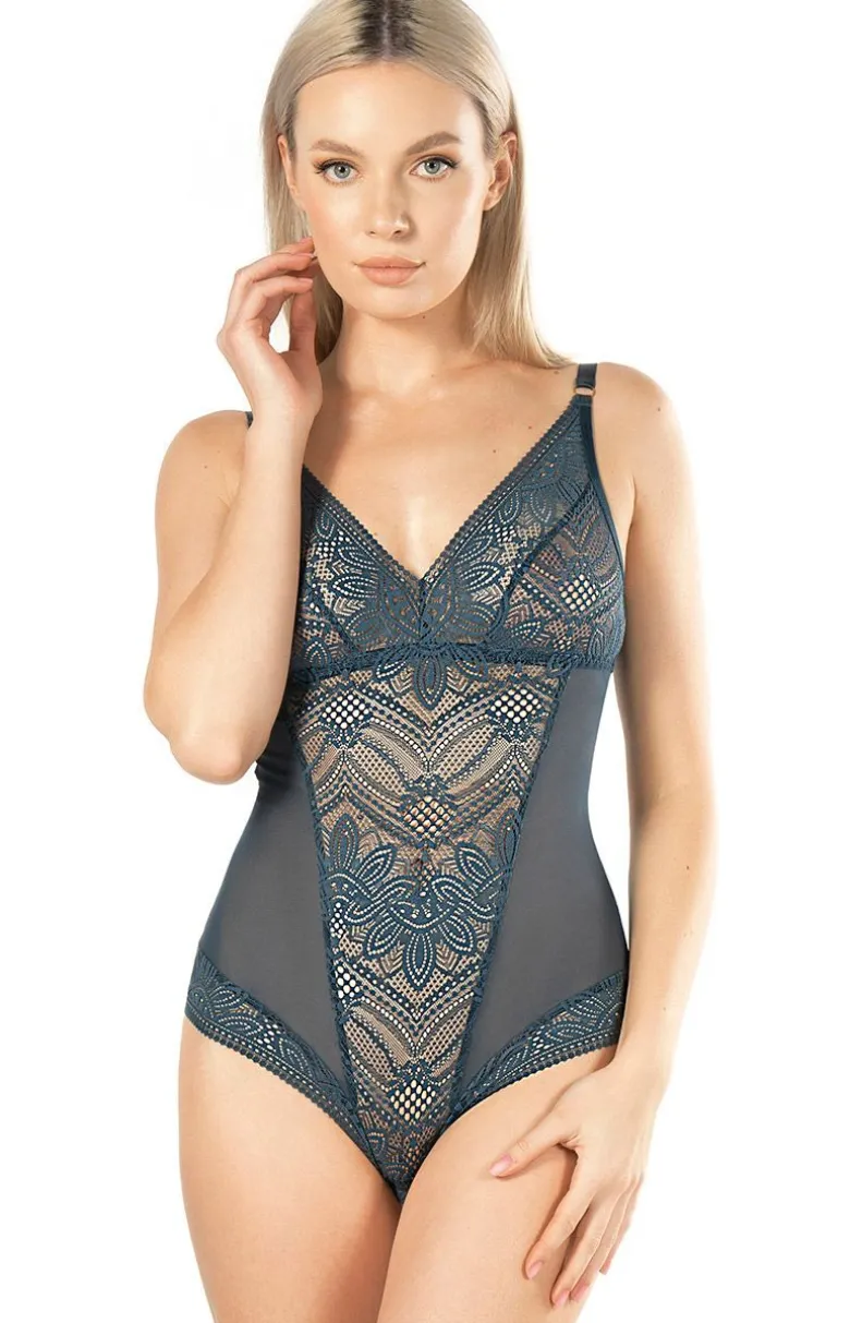 Body koronkowe lazurowe Daniela OM32
