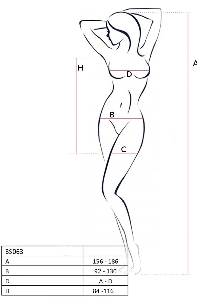 Bodystocking sukienka czarna koszulka BS063