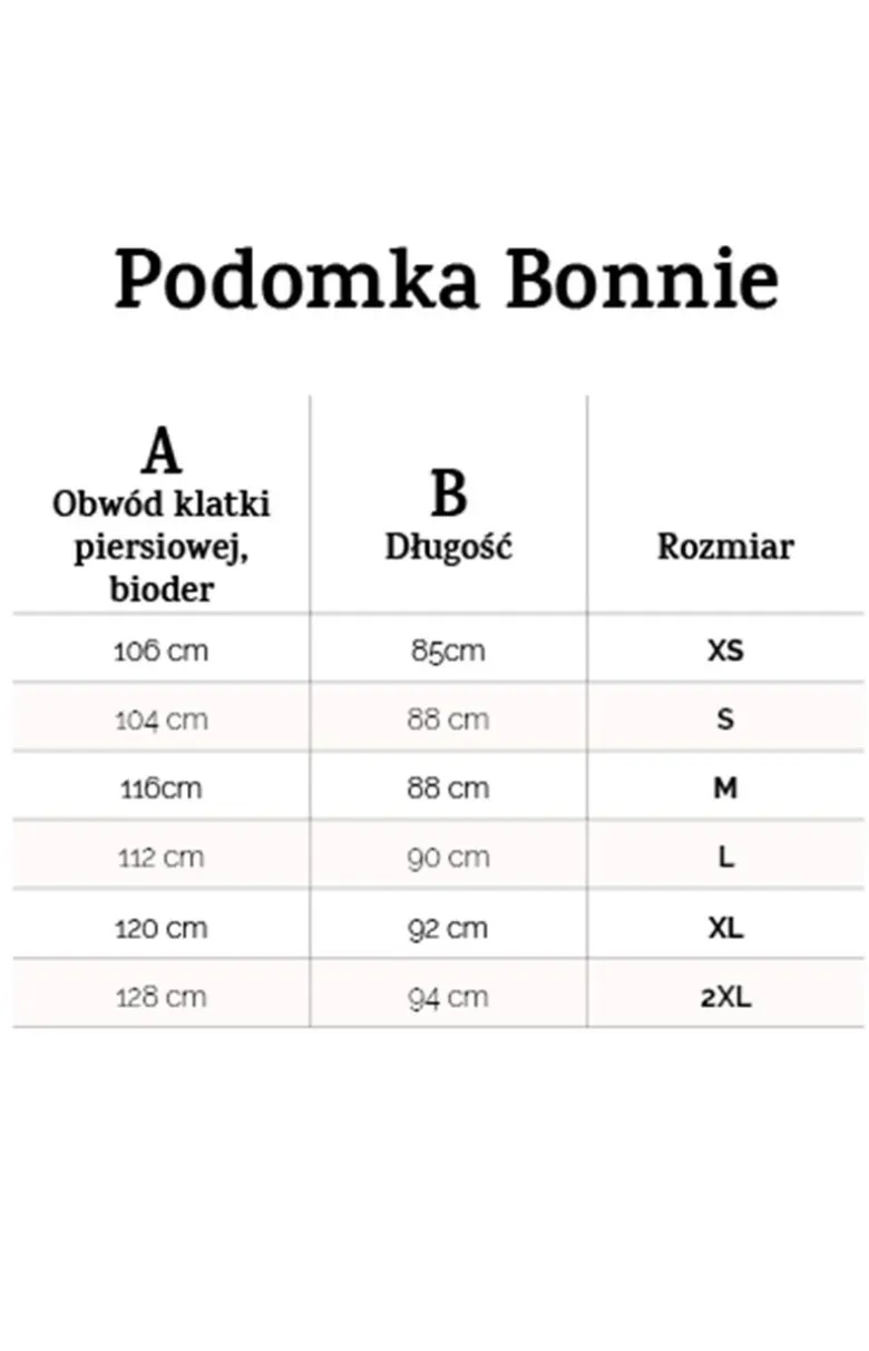 Bonnie szlafrok satynowy