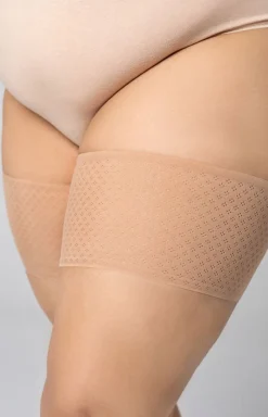 Damskie Mona Queen Size Opaski Na Uda Przeciw Otarciom|Majtki Z Nogawkami - Breathable opaski na uda zapobiegające otarciom