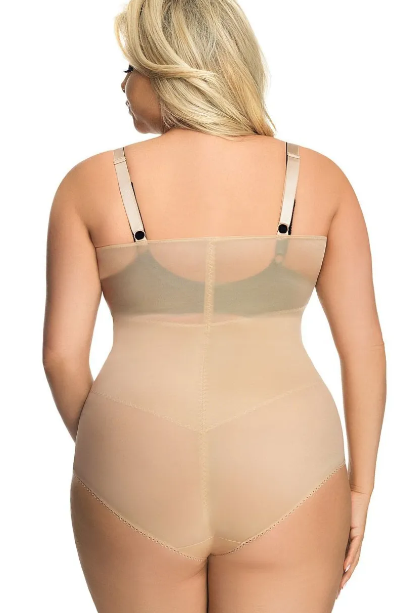 Cieliste body wyszczuplające pod biust K148 Sanremo