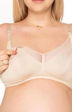 Momtobe Bielizna Ciążowa|Biustonosz Duże Rozmiary - Ciązowy biustonosz soft do karmienia Allday mama