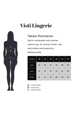 Czarna koszulka nocna z wycięciem Lavinia