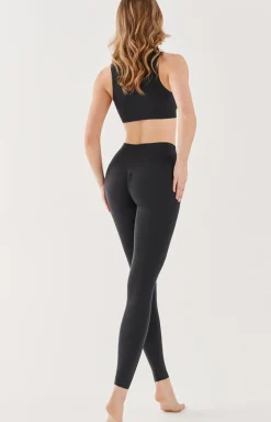 Czarne bezszwowe legginsy z efektem push-up Shape 1206
