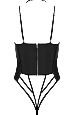 KOTEK Body|Body - Czarne body damskie Blackelia