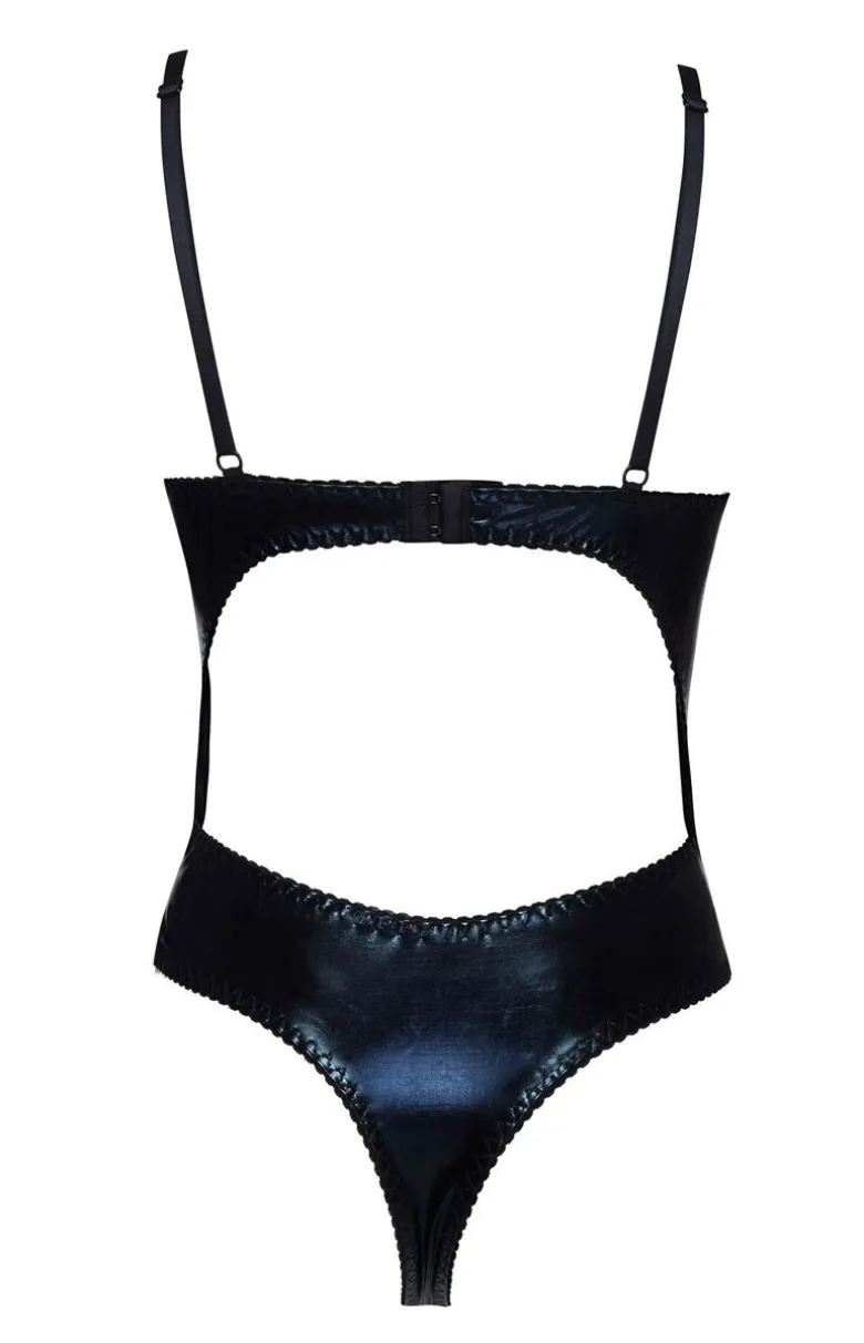 Czarne body damskie Lauren