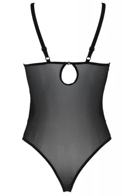 Czarne body damskie z miseczkami ECO Passion Varella
