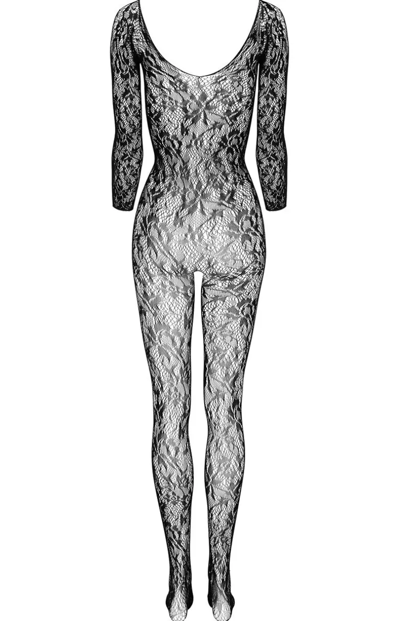 Czarne bodystocking BG004