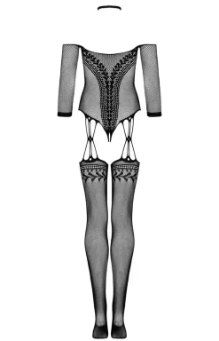 Obsessive Bodystocking|Body - Czarne bodystocking damskie G333