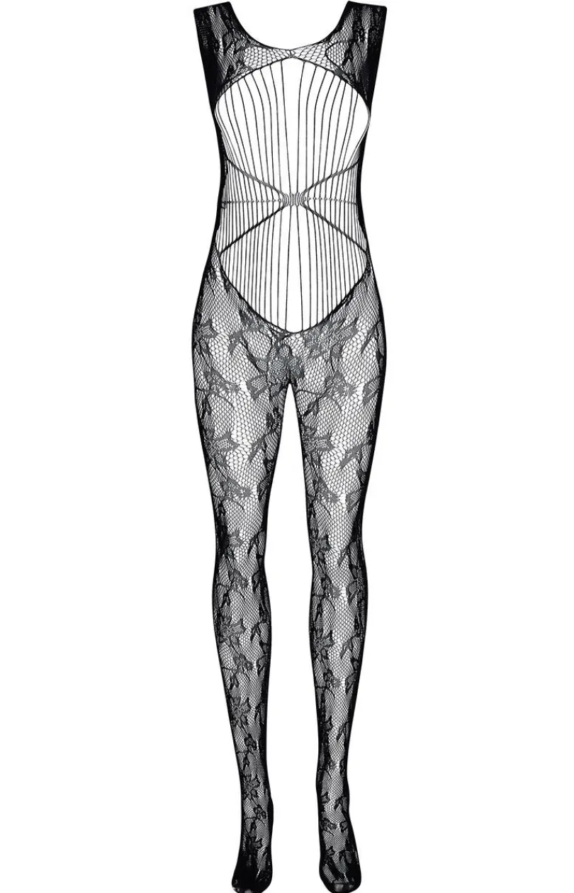 Beauty Night Bodystocking|Body - Czarne bodystocking damskie koronkowe Kiara