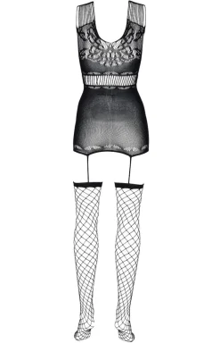 Czarne bodystocking Elyane