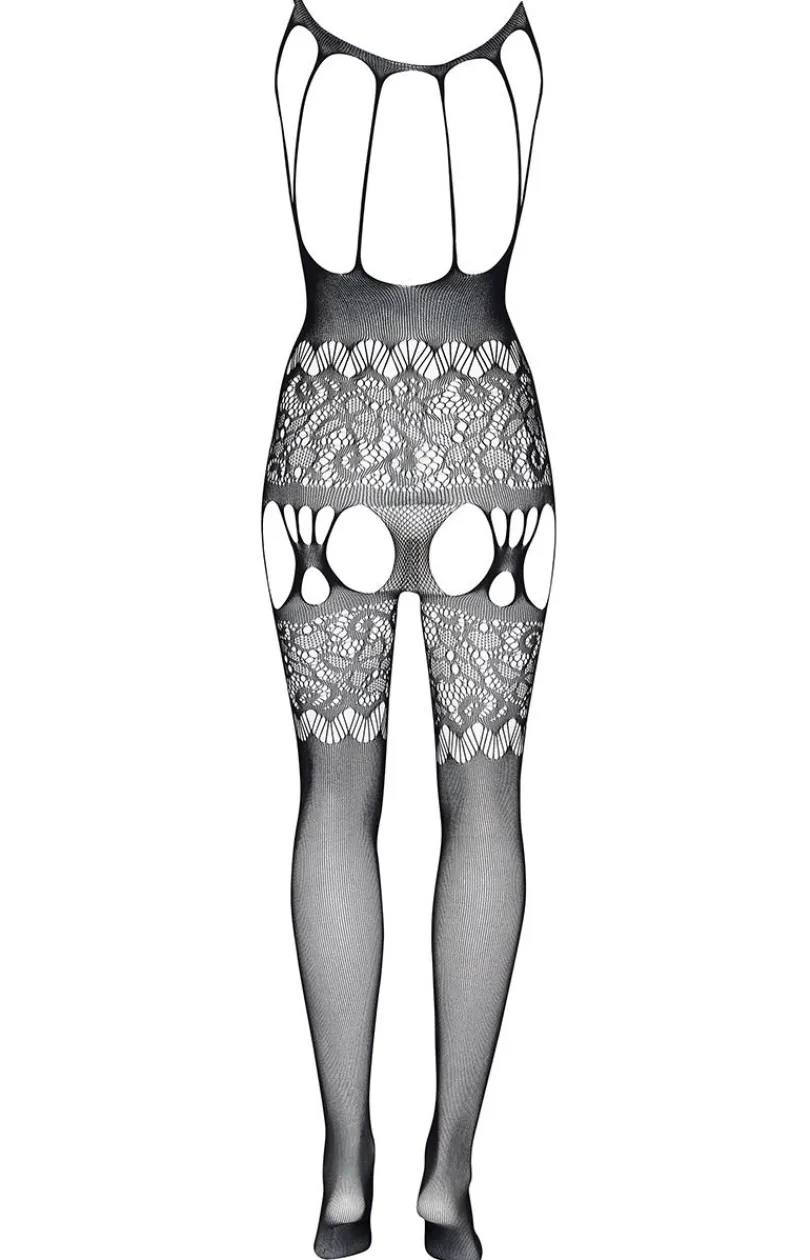 Beauty Night Bodystocking|Body - Czarne bodystocking siateczka Yolanda