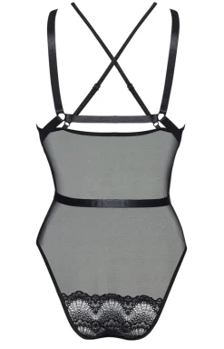 Czarne koronkowe body BLAIR