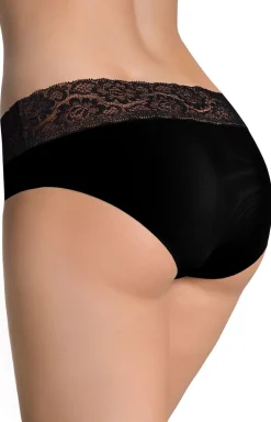 Czarne panty figi damskie bezszwowe Hipster hiphugger