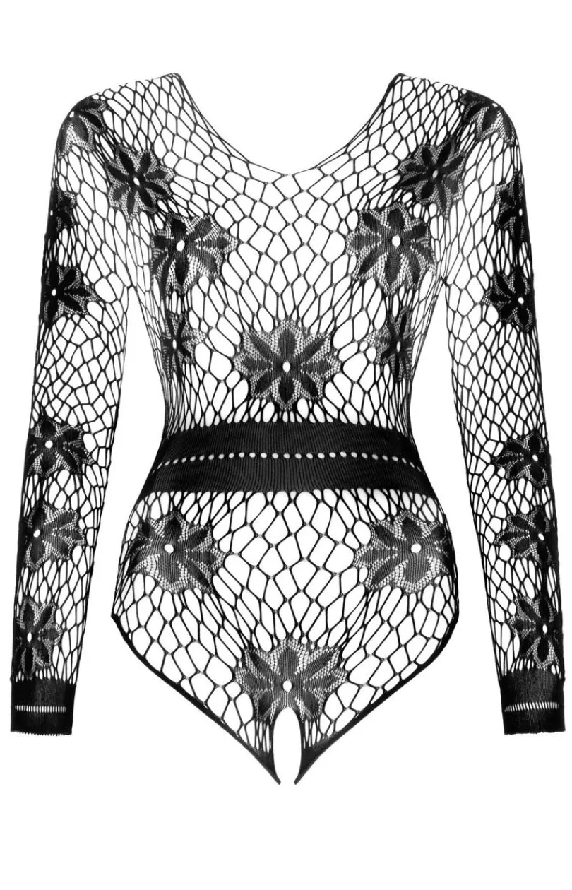Beauty Night Bodystocking|Body - Czarne siateczkowe body Regina