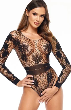Beauty Night Bodystocking|Body - Czarne siateczkowe body Regina