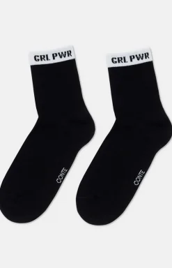 Czarne skarpetki damskie Classic