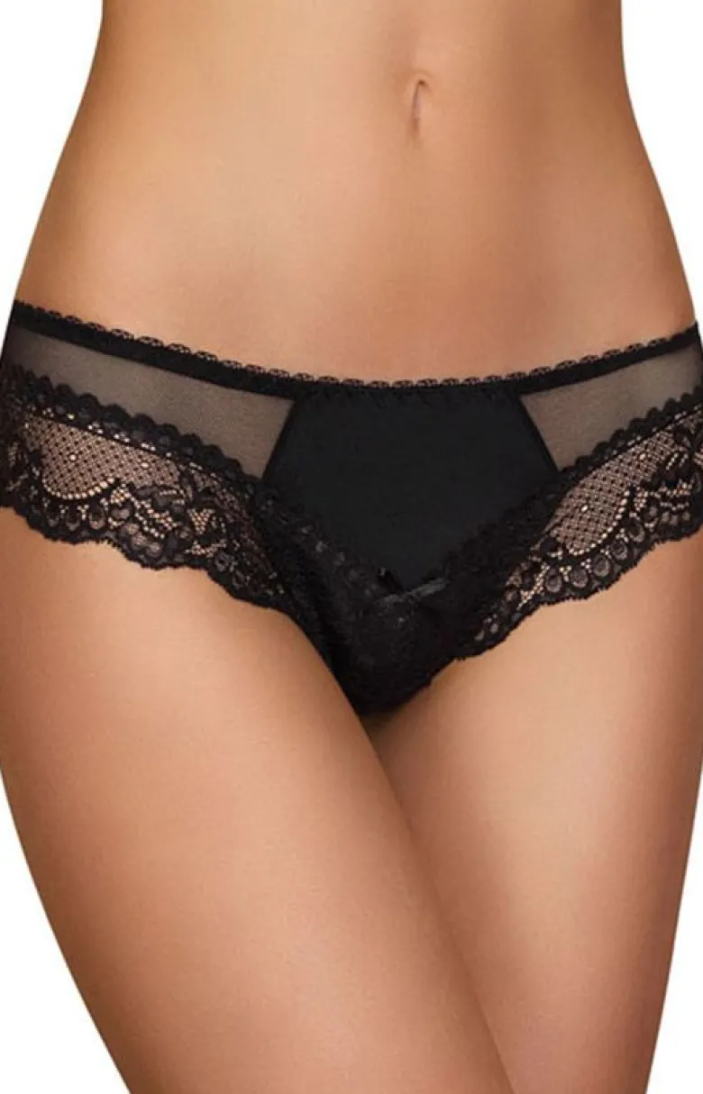 Czarne stringi damskie 97