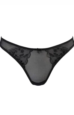 Czarne stringi V-10798