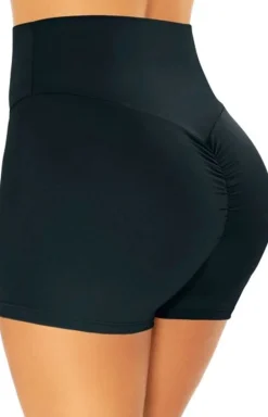 Damskie Self Dół Od Stroju Kąpielowego|Strój Kąpielowy Ze Spodenkami - Czarne szorty kąpielowe New Fashion 2