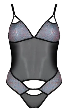 Avanua Body|Body - Czarno-grafitowe body damskie Carina