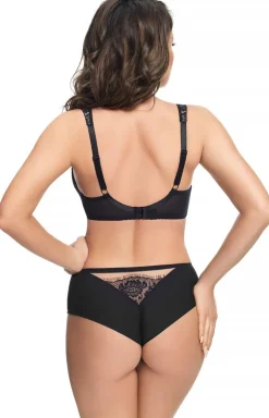 Czarny biustonosz semi-soft półusztywniany stanik Alicante K647