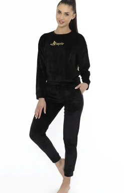 Czarny dres damski 176